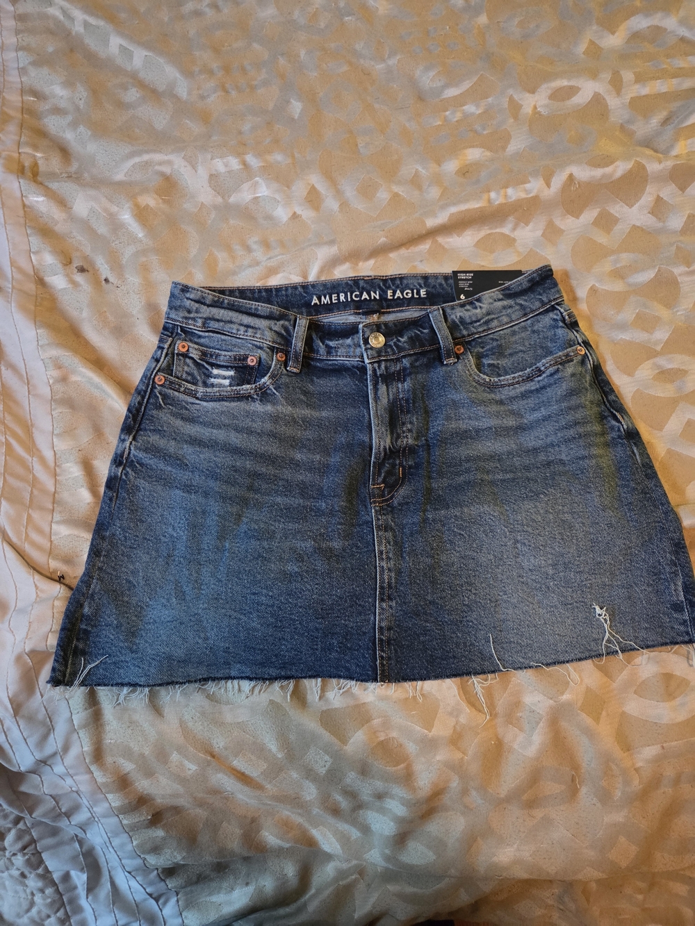 American Eagle Outfitters High-Rise Stretch Jeans - Blue
